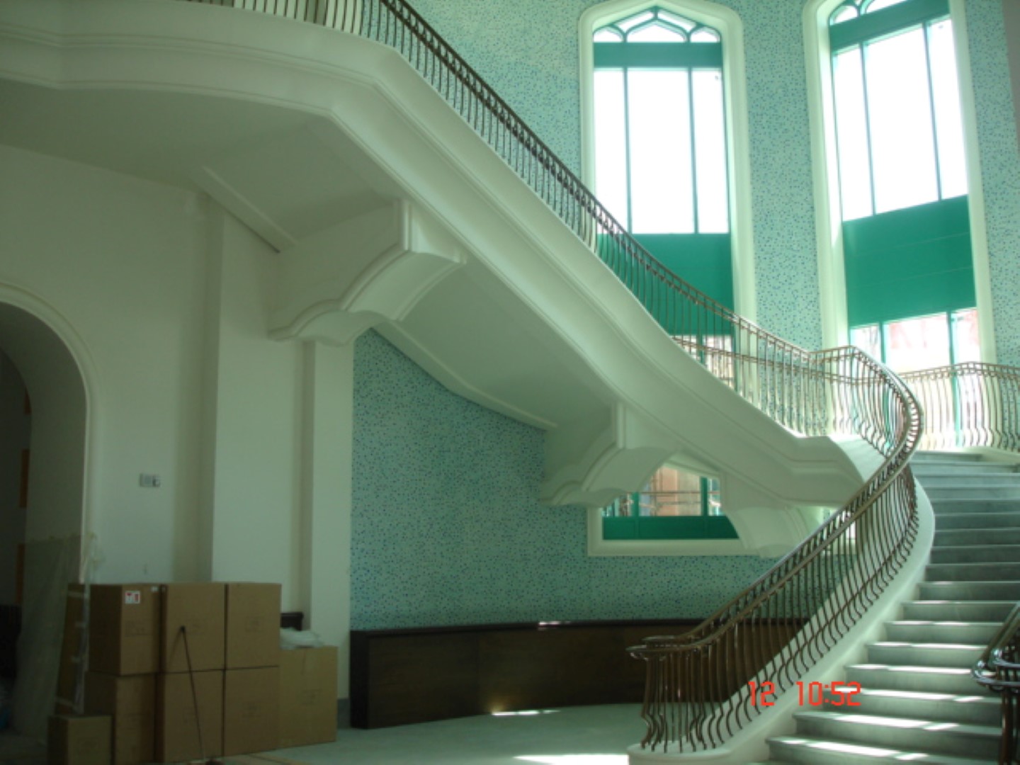 Atlantis Hotel-Stair clading